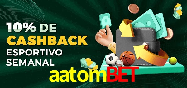 10% de bônus de cashback na aatombet