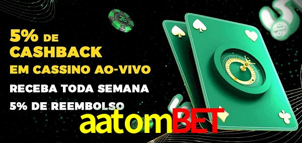 Promoções do cassino ao Vivo aatombet